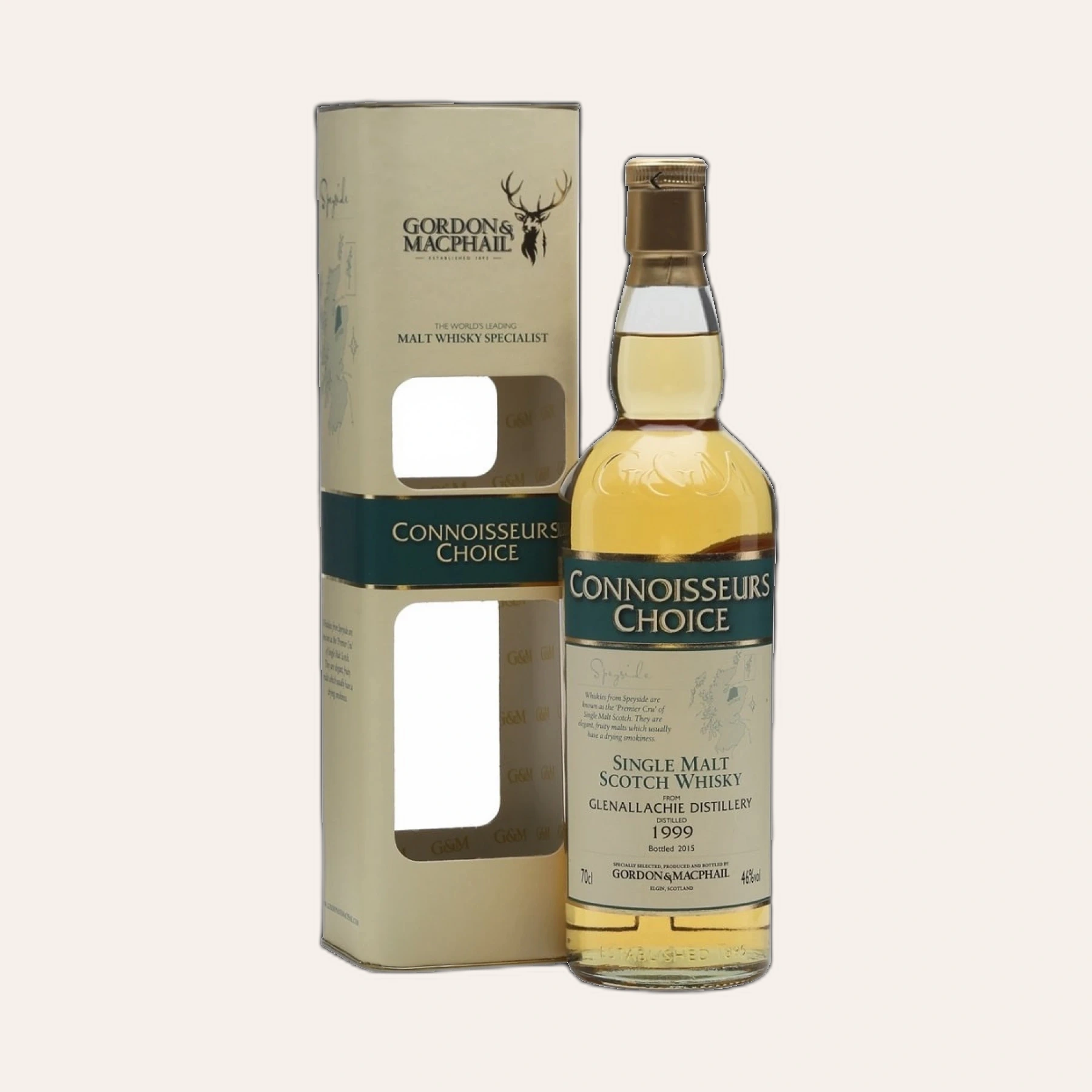 Rượu Whisky GlenAllachie 16 Year Old Gordon & Macphail 1999