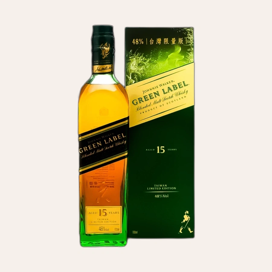 Rượu Whisky Johnnie Walker 15 Year Old Green Label Limited Edition