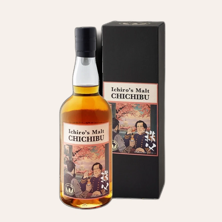 Rượu Whisky Nhật Chichibu Ichiro's Malt The Us 2023 Edition