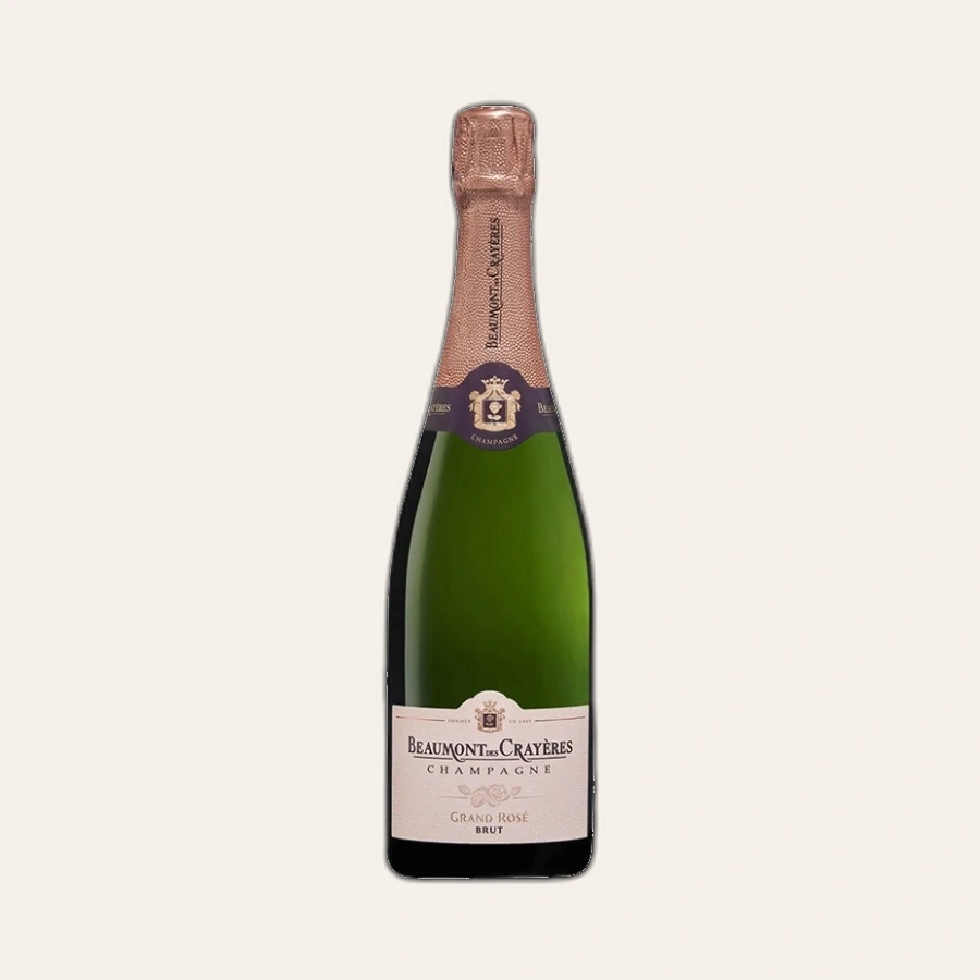 Rượu Champagne Pháp Beaumont Des Crayeres Grande Rose Brut