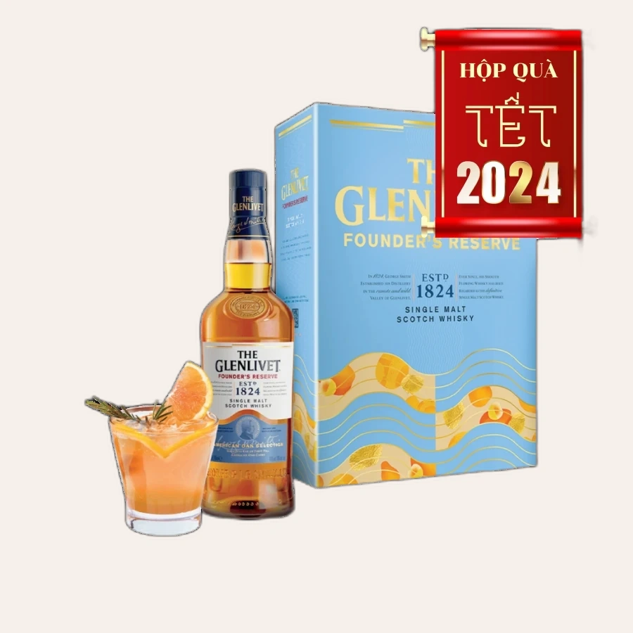 Rượu Whisky Glenlivet Founder's Reserve Phiên Bản Tết 2024