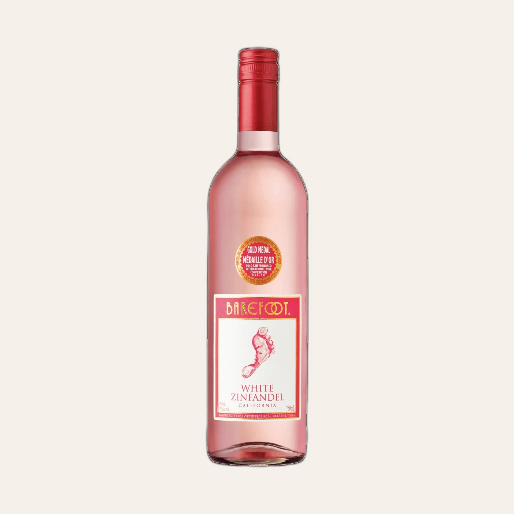 Rượu Vang Hồng Mỹ Barefoot Varietal White Zinfandel