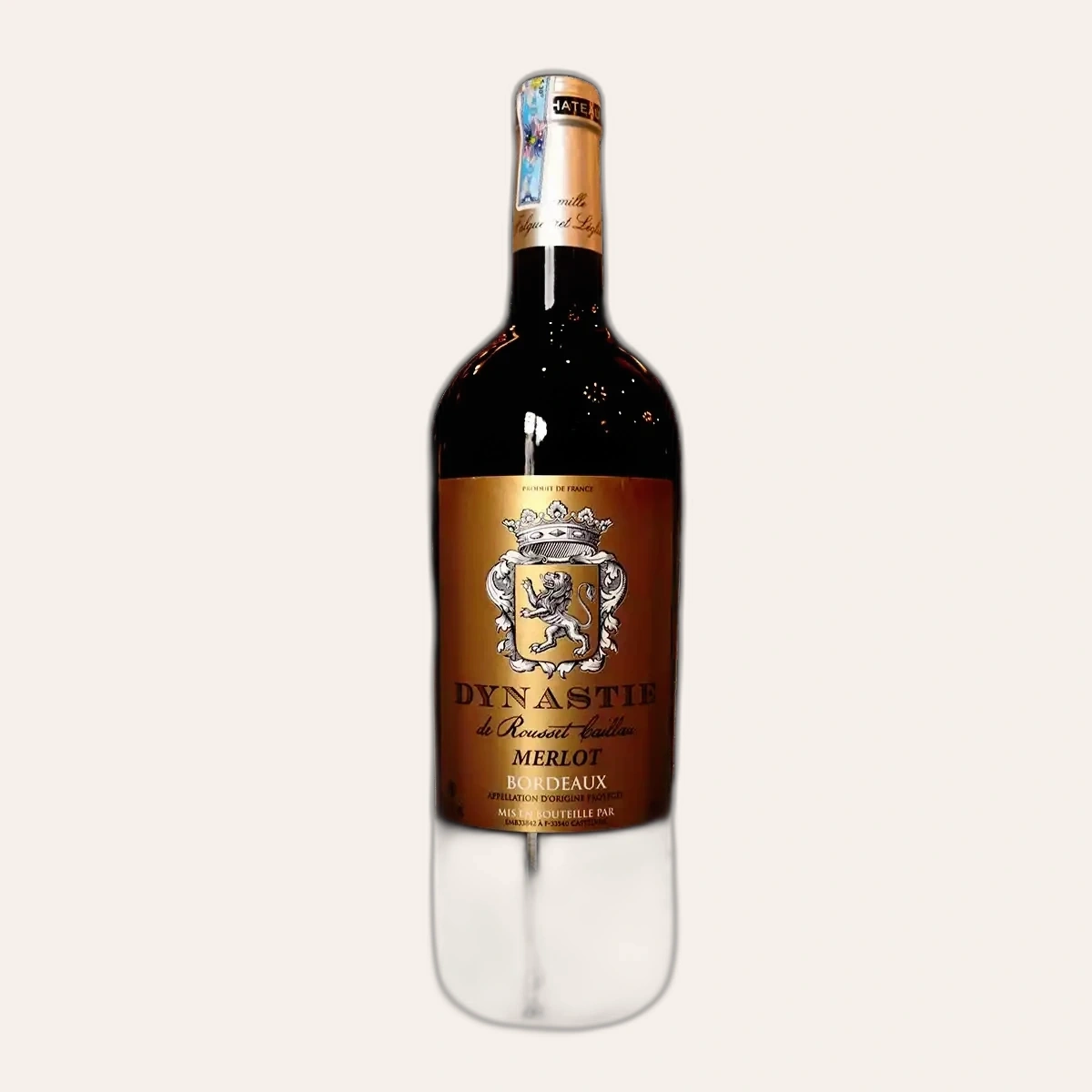 Rượu Vang Đỏ Pháp Dynastie de Rousset Caillau Merlot Bordeaux Rouge