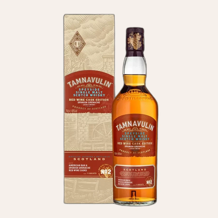 Rượu Whisky Tamnavulin Red Wine Cask Edition Spanish Grenache Cask Finish