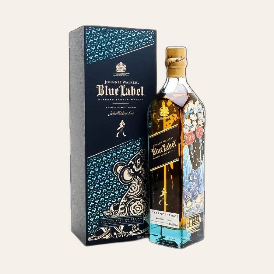 Rượu Whisky Johnnie Walker Blue Label Year Of The Rat