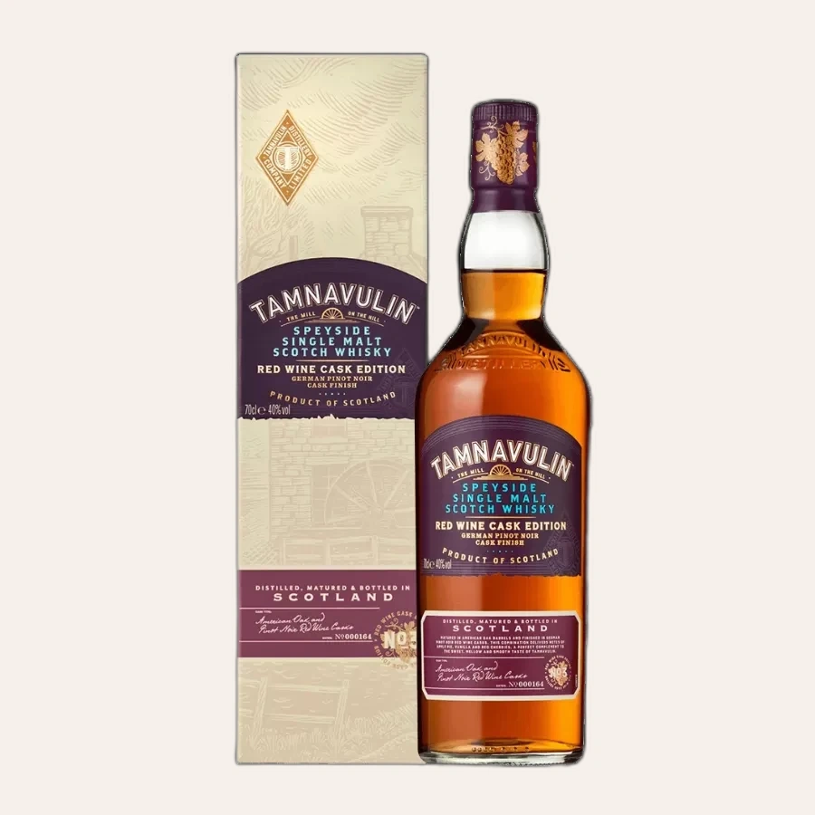 Rượu Whisky Tamnavulin Red Wine Cask Edition German Pinot Noir Cask Finish