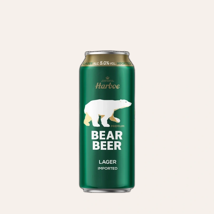 Bia Gấu Đức Harboe Bear Beer Premium Lager