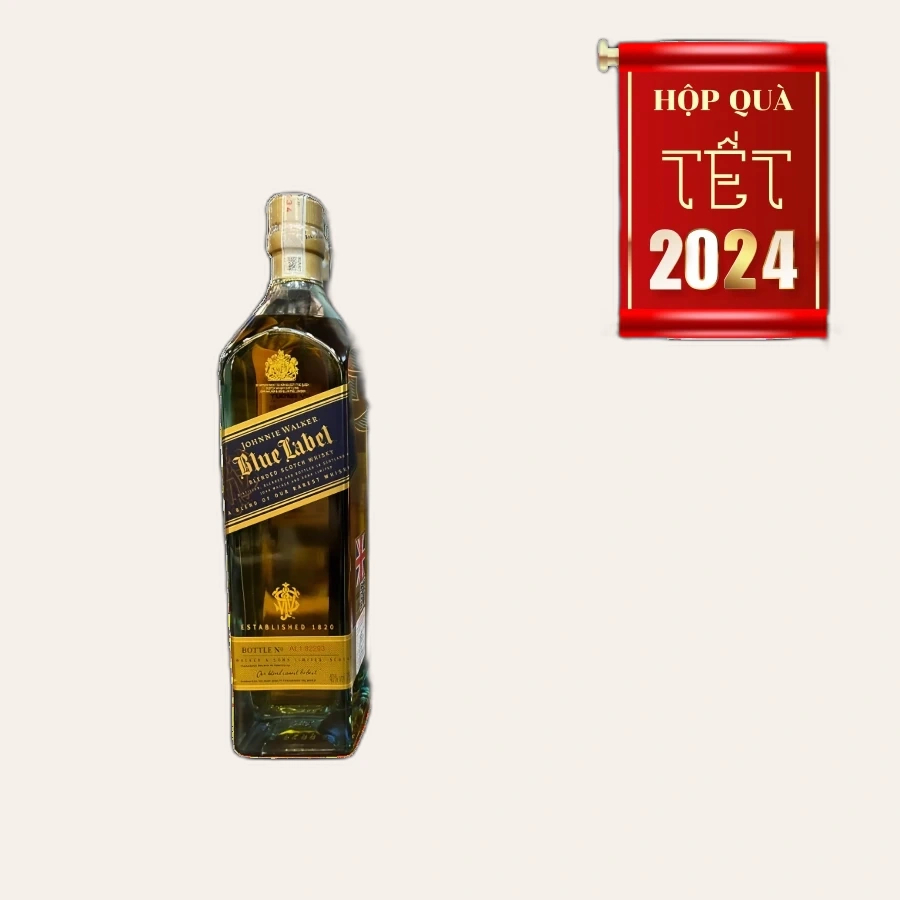 Rượu Whisky Johnnie Walker Blue Label Phiên Bản Hộp Quà Tết 2024