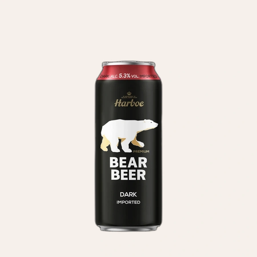 Bia Gấu Đức Harboe Bear Beer Dark Imported