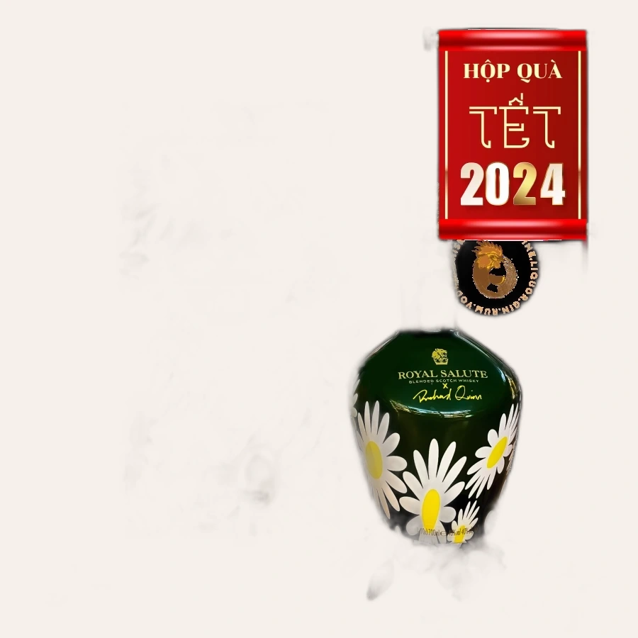 Rượu Whisky Royal Salute 21 Year Old Richard Quinn Hoa Cúc Phiên Bản Hộp Quà Tết Chivas 2024