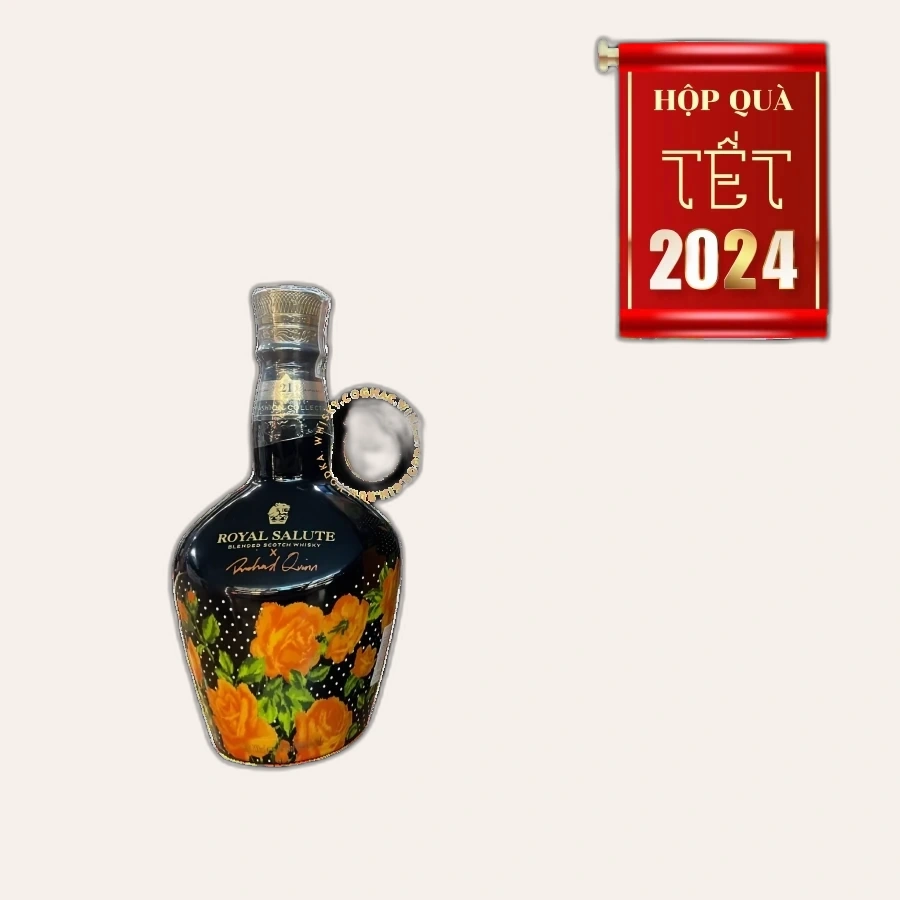 Rượu Whisky Royal Salute 21 Year Old Richard Quinn Hoa Hồng Phiên Bản Hộp Quà Tết Chivas 2024