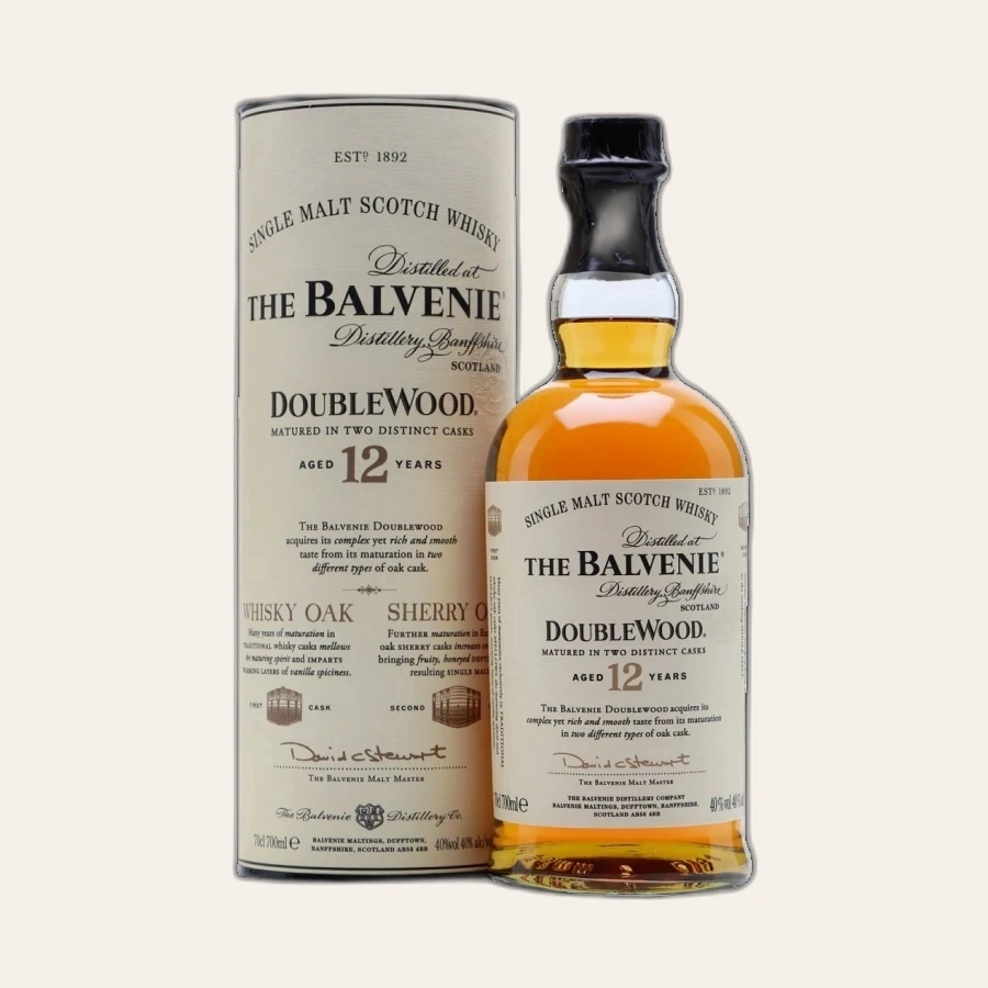 Rượu Whisky Balvenie 12 Year Old Double Wood