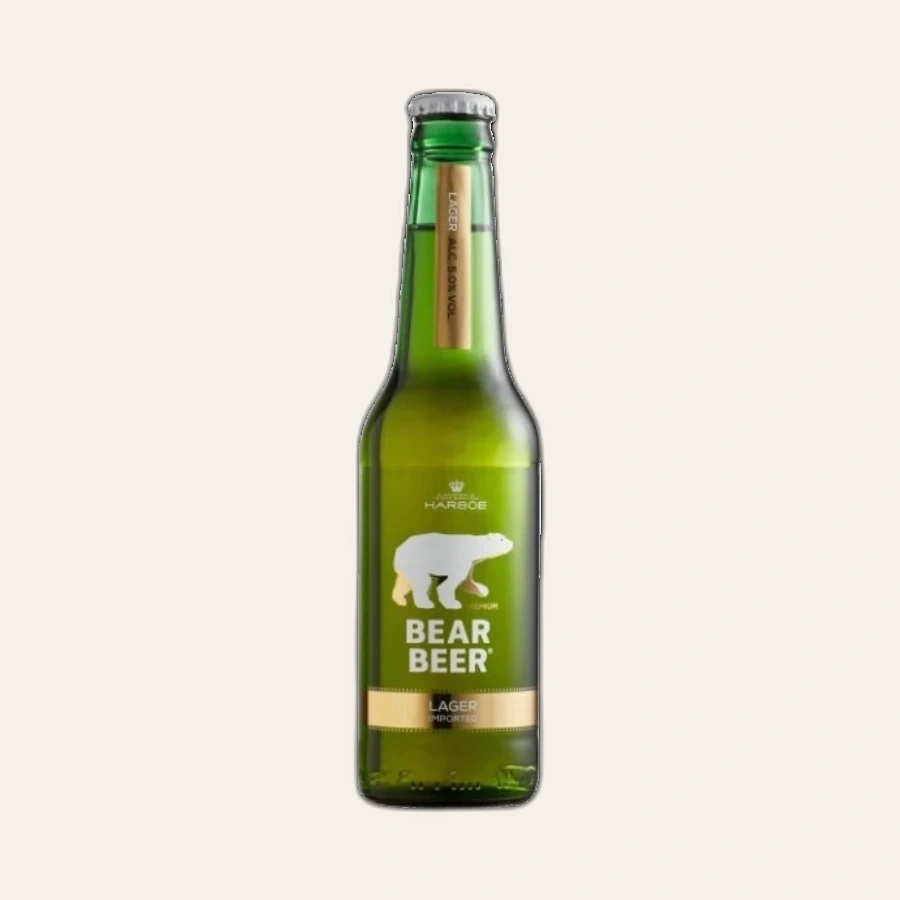 Bia Gấu Đức Harboe Bear Beer Premium Lager Bottle
