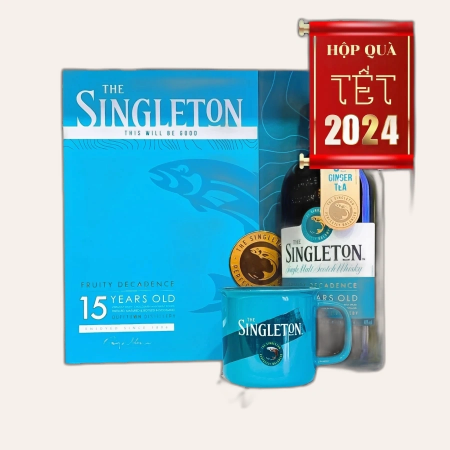 Rượu Whisky Singleton 15 Year Old Phiên Bản Hộp Quà Tết 2023 - 2024