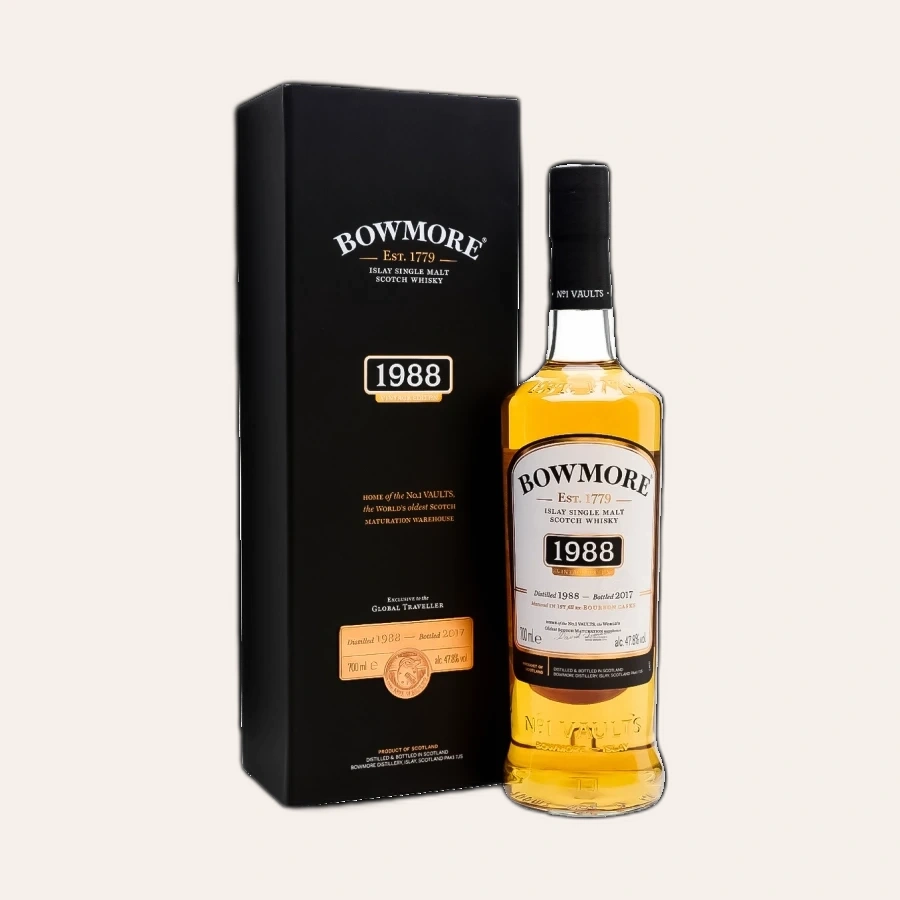 Rượu Whisky Bowmore 1988