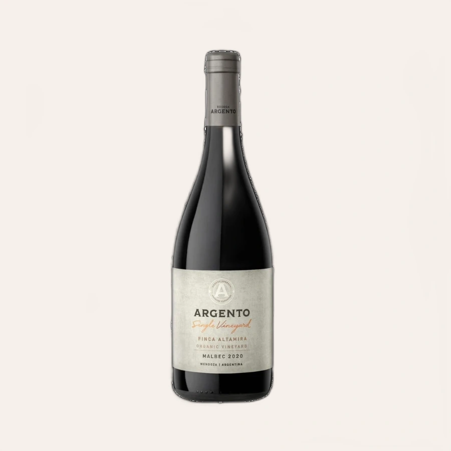 Rượu Vang Đỏ Argentina Bodega Argento Single Vineyard Finca Altamira Malbec
