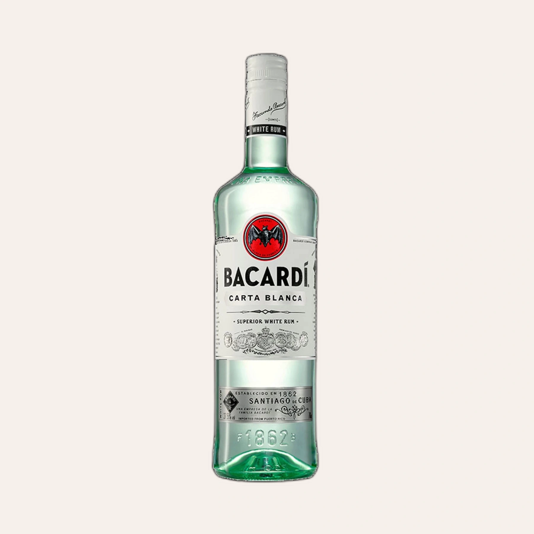 Rượu Rum Cuba Bacardi Carta Blanca Rum 750ml