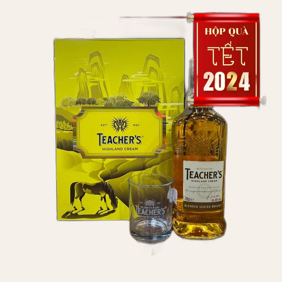 Rượu Whisky Teacher's Phiên Bản Hộp Quà Tết 2023 - 2024
