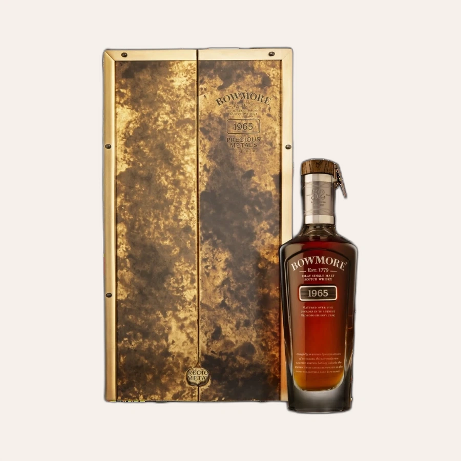 Rượu Whisky Bowmore 52 Year Old 1965 Precious Metals Limited Edition