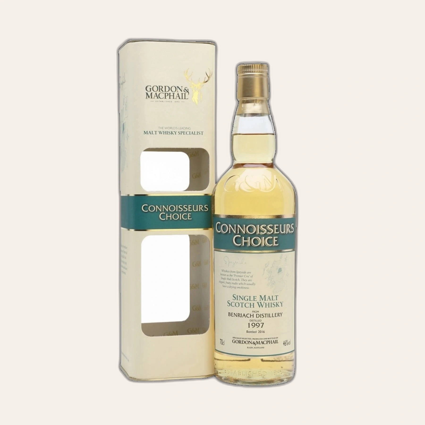 Rượu Whisky Benriach 19 Year Old Gordon & Macphail 1997