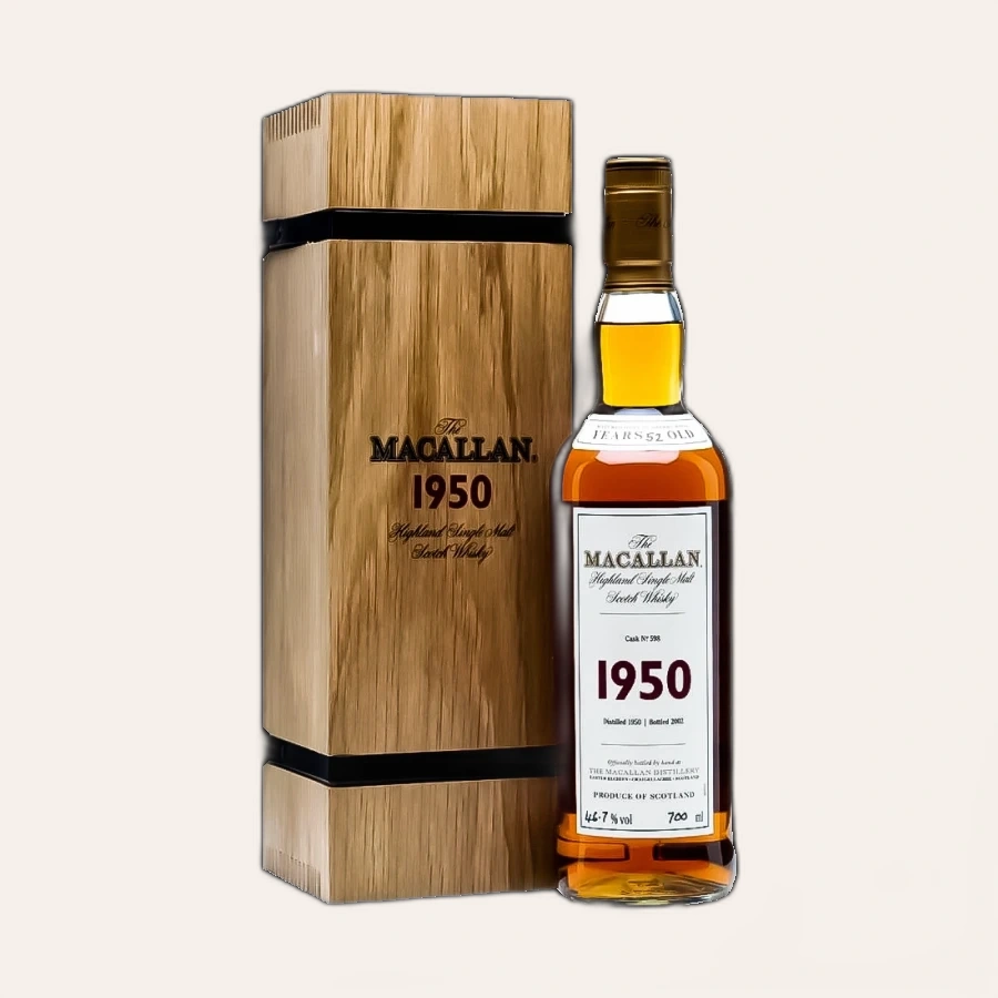 Rượu Whisky Macallan 52 Year Old 1950 Fine And Rare