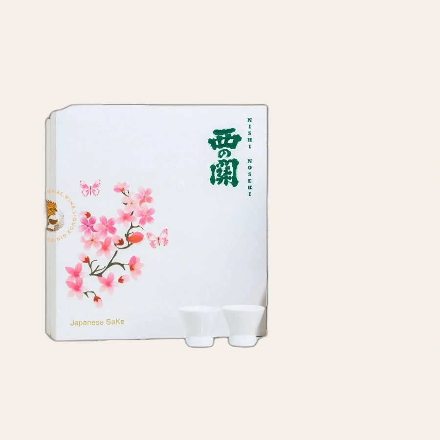Rượu Sake Nhật Nishinoseki Junmaishu - Nishinoseki Hana 300ml Hộp Quà Tết 2025