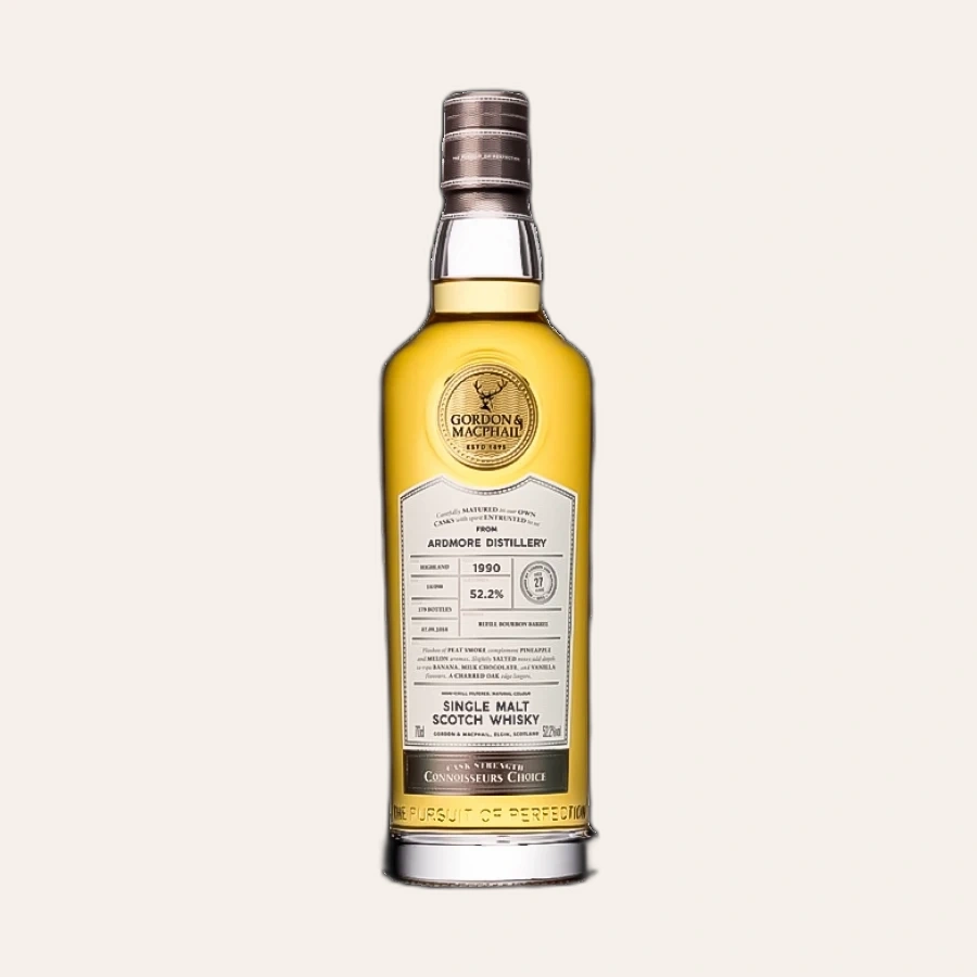 Rượu Whisky Ardmore 27 Year Old Gordon & Macphail 1990