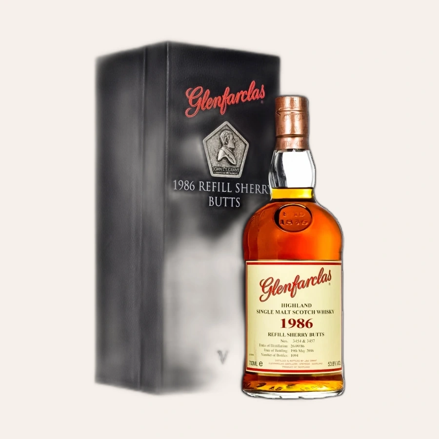 Rượu Whisky Glenfarclas 35 Year Old Refill Sherry Butts 1986
