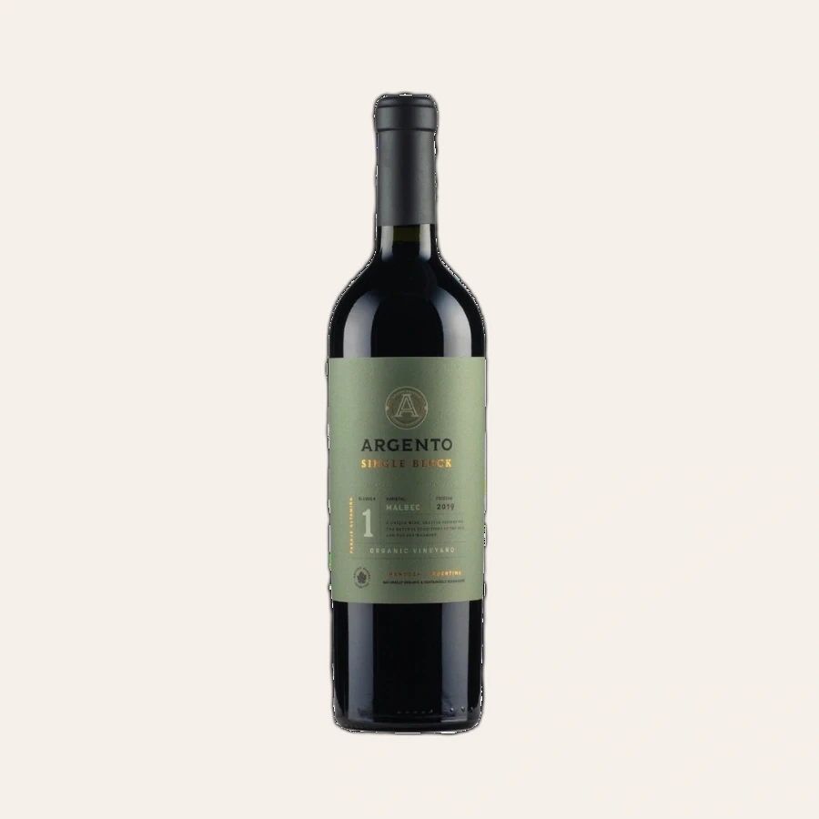 Rượu Vang Đỏ Argentina Bodega Argento Single Block 1 Malbec
