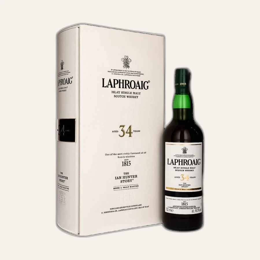 Rượu Whisky Laphroaig 34 Year Old Book 4