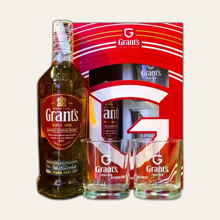 Rượu Whisky Grant’s Triple Wood Phiên Bản Hộp Quà Tết 2024