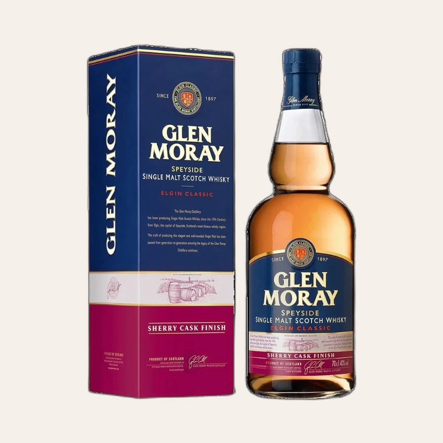 Rượu Whisky Glen Moray Elgin Classic Sherry Cask Finish