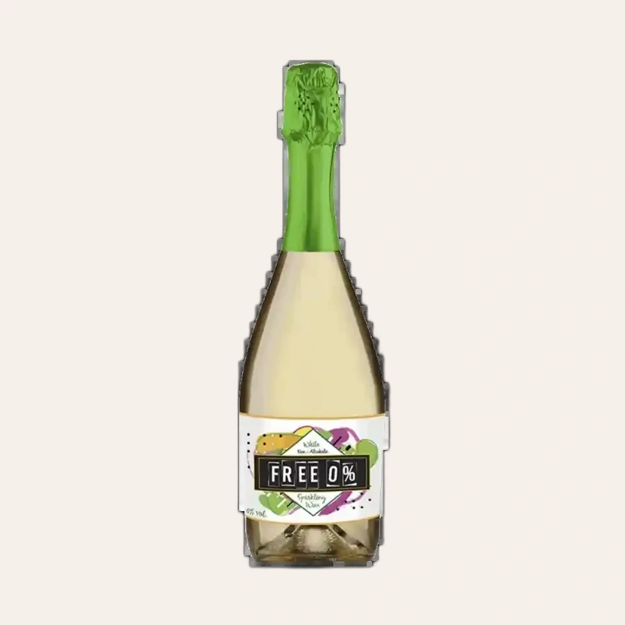 Rượu Vang Trắng Tây Ban Nha Free 0% White Sparkling