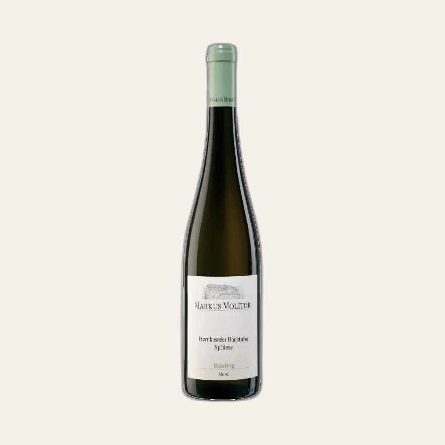 Rượu Vang Trắng Đức Markus Molitor Bernkasteler Badstube Spatlese Riesling (off dry)