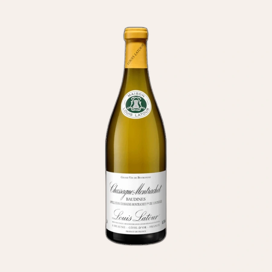 Rượu Vang Trắng Pháp Louis Latour Chassagne Montrachet Baudines Premier Cru