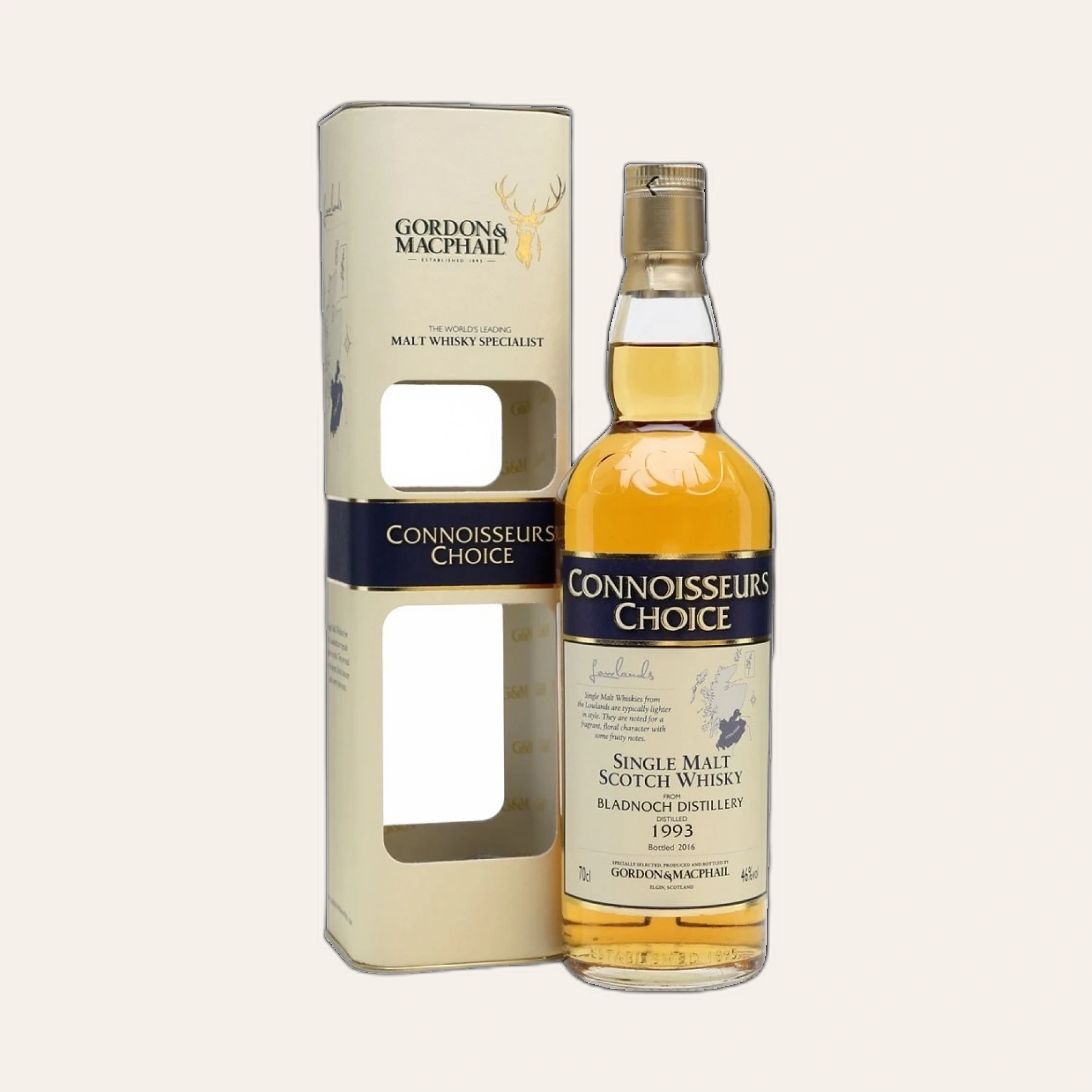 Rượu Whisky Bladnoch 23 Year Old Gordon & Macphail 1993
