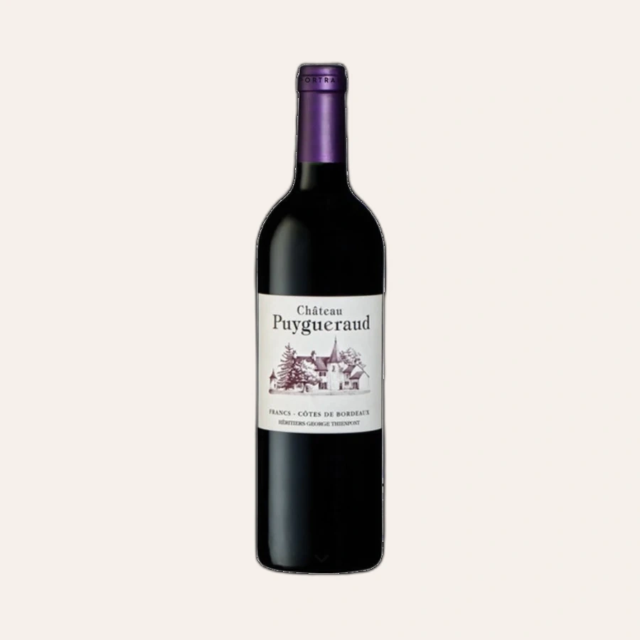 Rượu Vang Đỏ Pháp Chateau Puygueraud Francs Cotes de Bordeaux