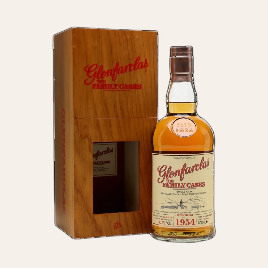 Rượu Whisky Glenfarclas 59 Year Old Family Casks 1954
