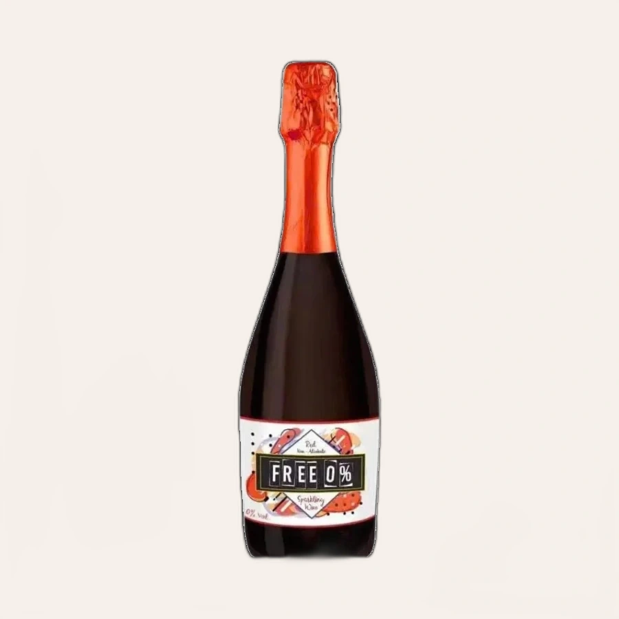 Rượu Vang Đỏ Tây Ban Nha Free 0% Red Sparkling