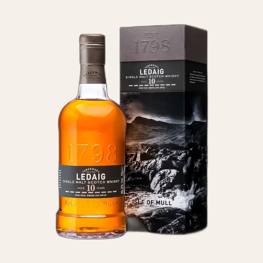 Rượu Whisky Ledaig 10 Year Old
