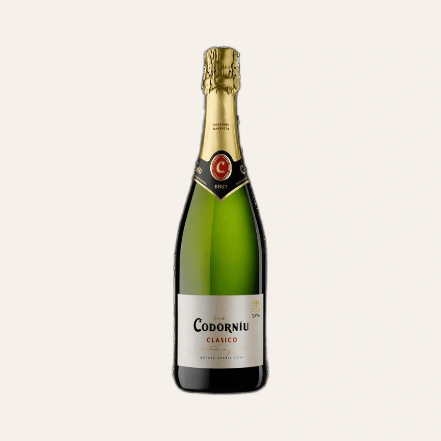 Rượu Sparkling Tây Ban Nha Codorniu Clasico Sparkling Brut Nature