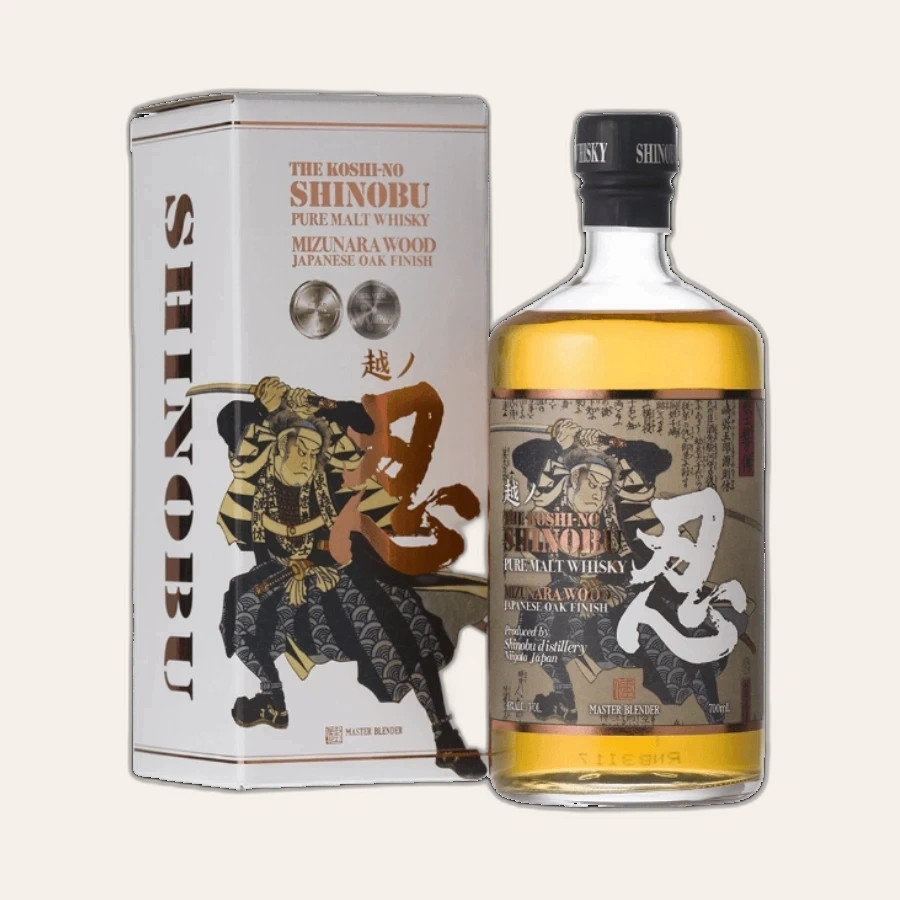 Rượu Whisky Nhật Shinobu Pure Malt Mizunara Oak Finish