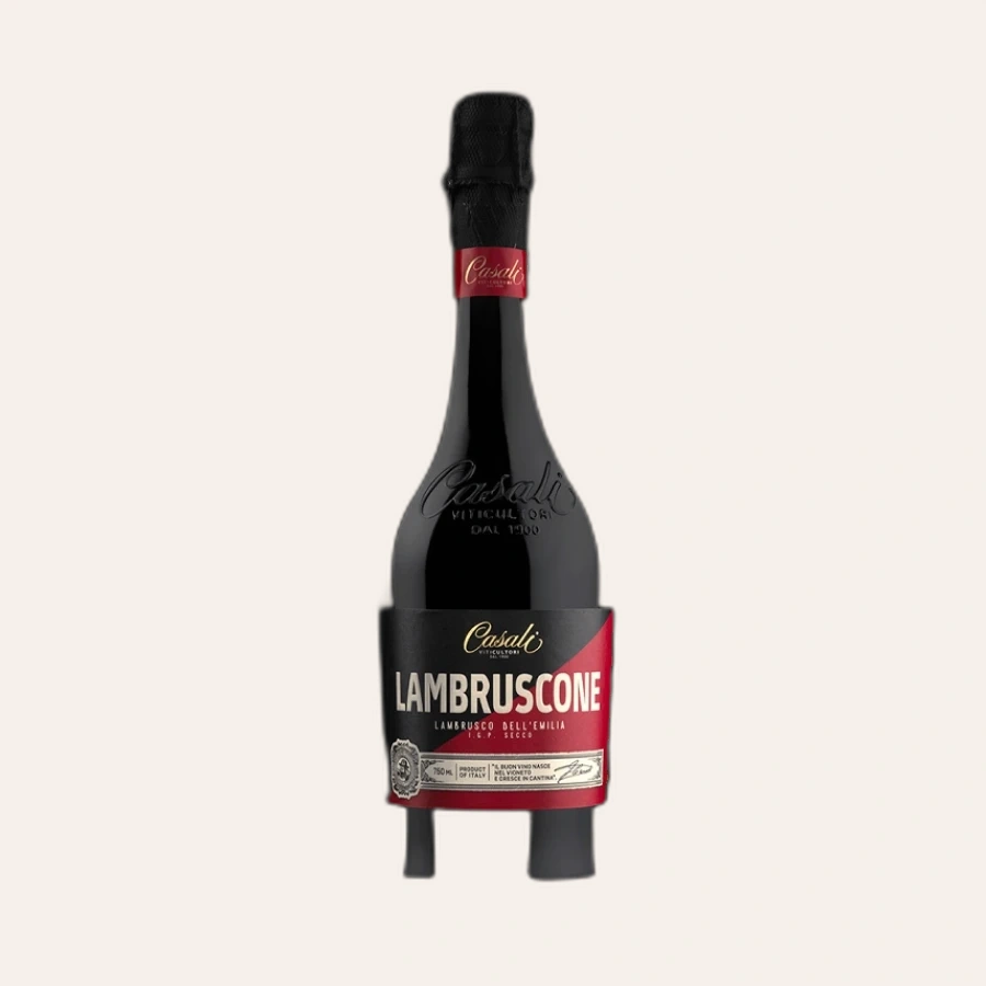 Rượu Vang Đỏ Ý Lambruscone Lambrusco Dell’emilia I.G.P Vino Frizzante Secco