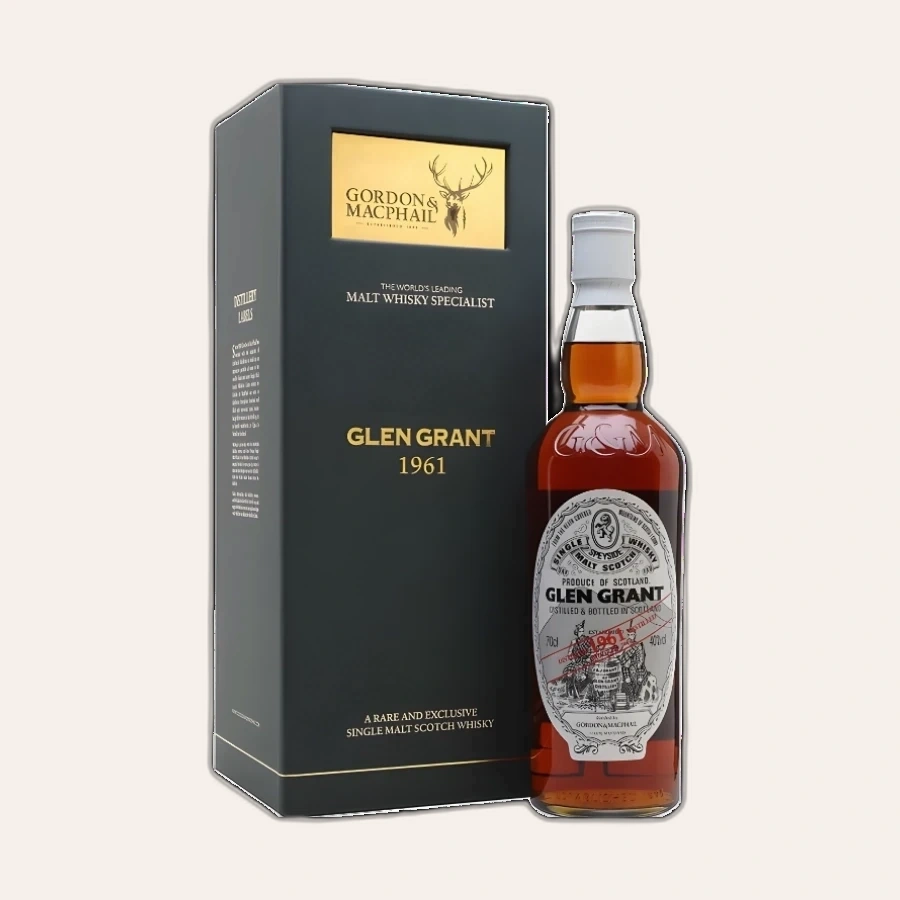 Rượu Whisky Glen Grant 53 Year Old Gordon & Macphail 1961