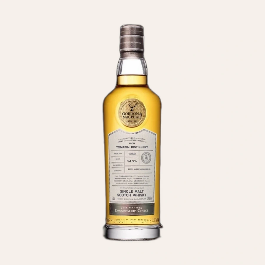 Rượu Whisky Tomatin 29 Year Old Gordon & Macphail 1989