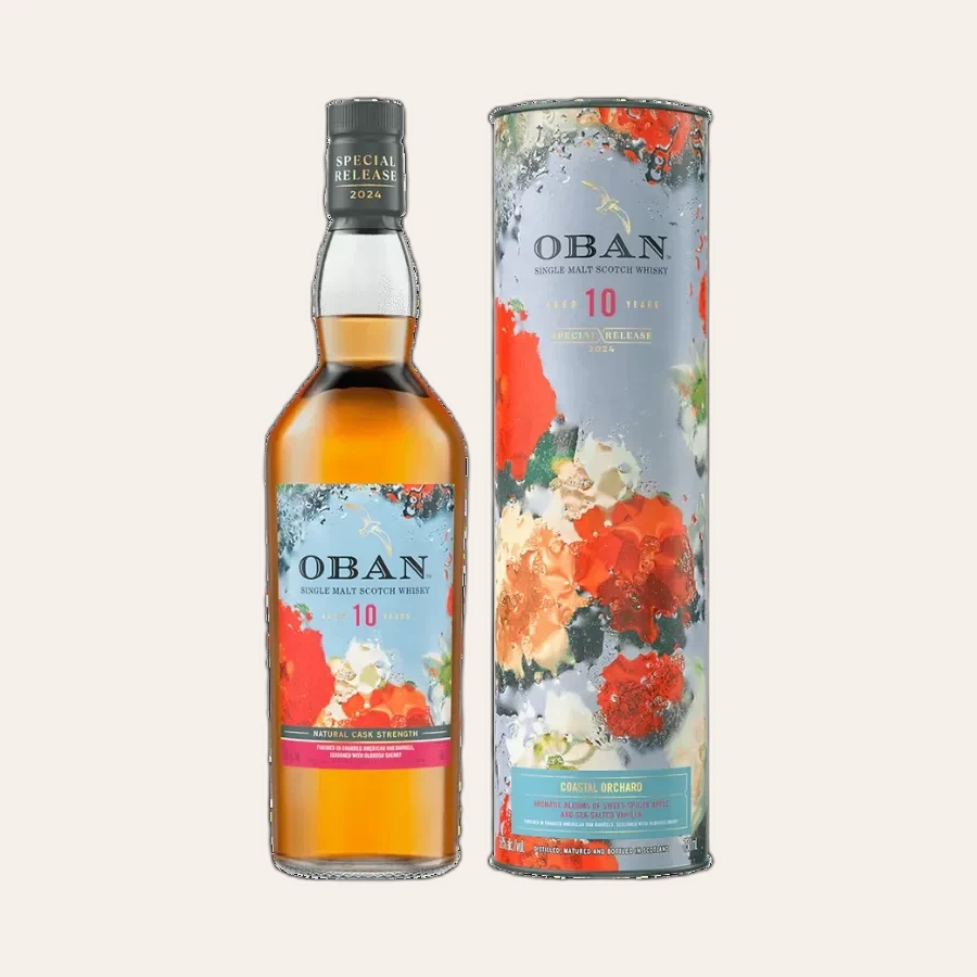 Rượu Whisky Oban 10 Year Old Coastal Orchard Cask Strength Special Releases 2024