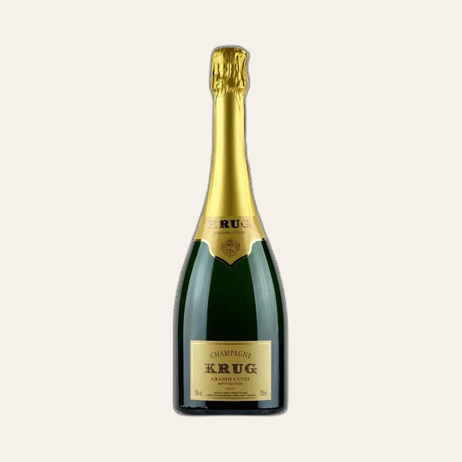 Rượu Champagne Pháp Champagne Krug Grande Cuvee 166eme Edition Brut