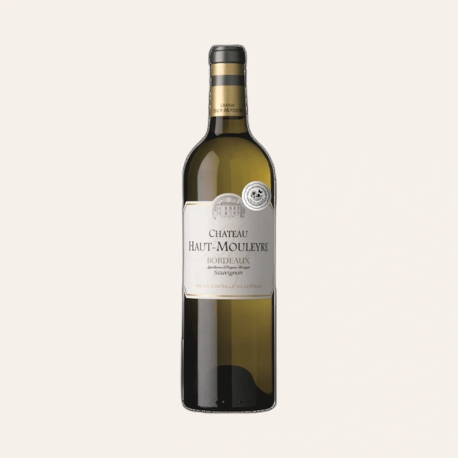 Rượu Vang Trắng Pháp Chateau Haut Mouleyre AOP Bordeaux Sauvignon Blanc
