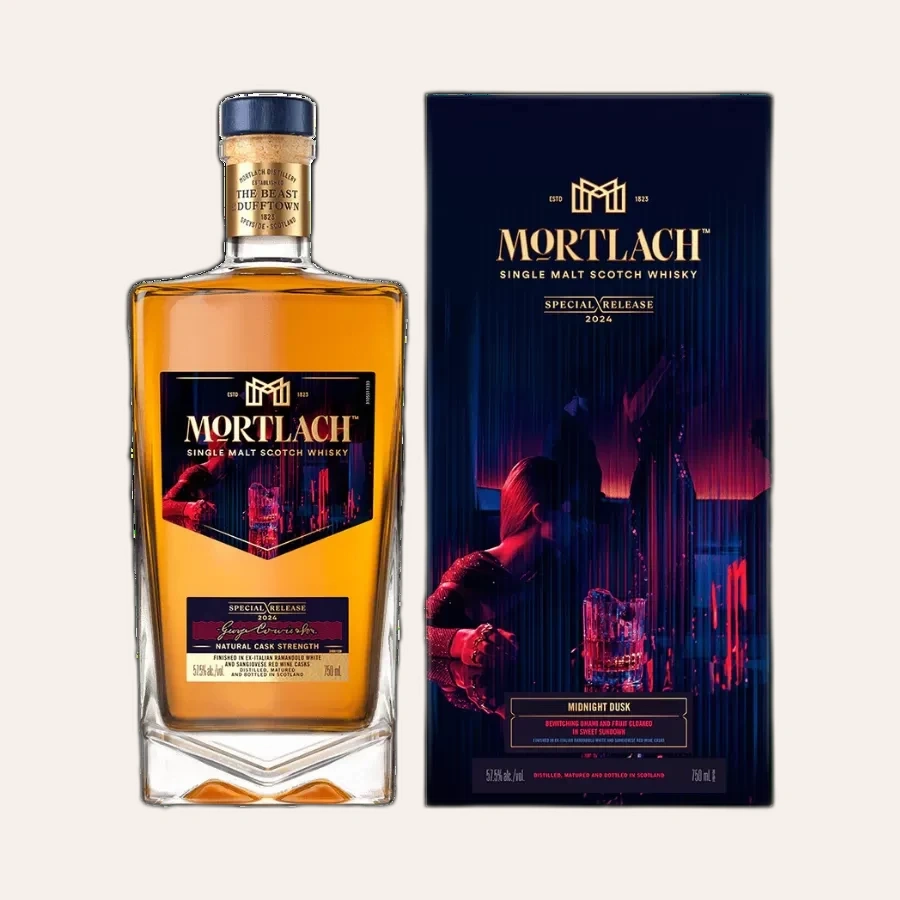 Rượu Whisky Mortlach Midnight Dusk Cask Strength Special Releases 2024
