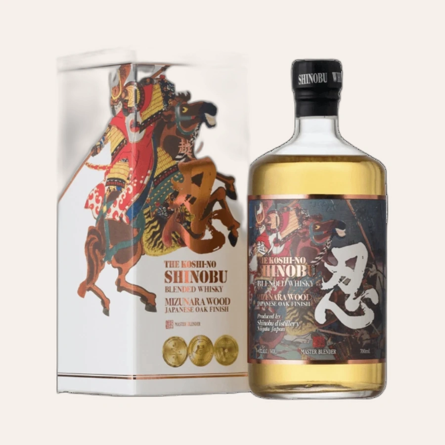 Rượu Whisky Nhật Shinobu Blended Mizunara Oak Finish